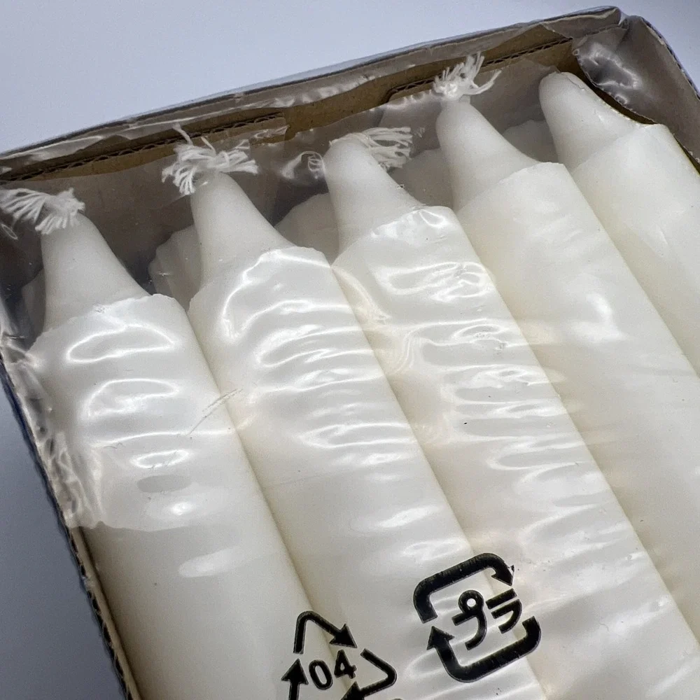 IKEA JUBLA Unscented Chandelier Candle White 20 Pack 7 ½